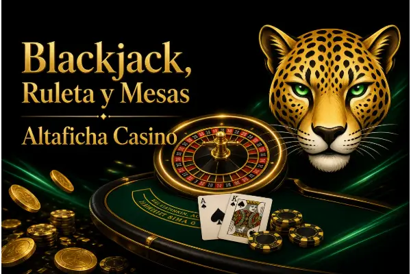 Blackjack, ruleta y juegos de mesa de Casino