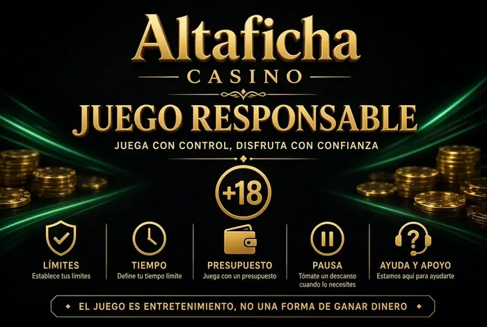 Herramientas de juego responsable en el casino online Altaficha